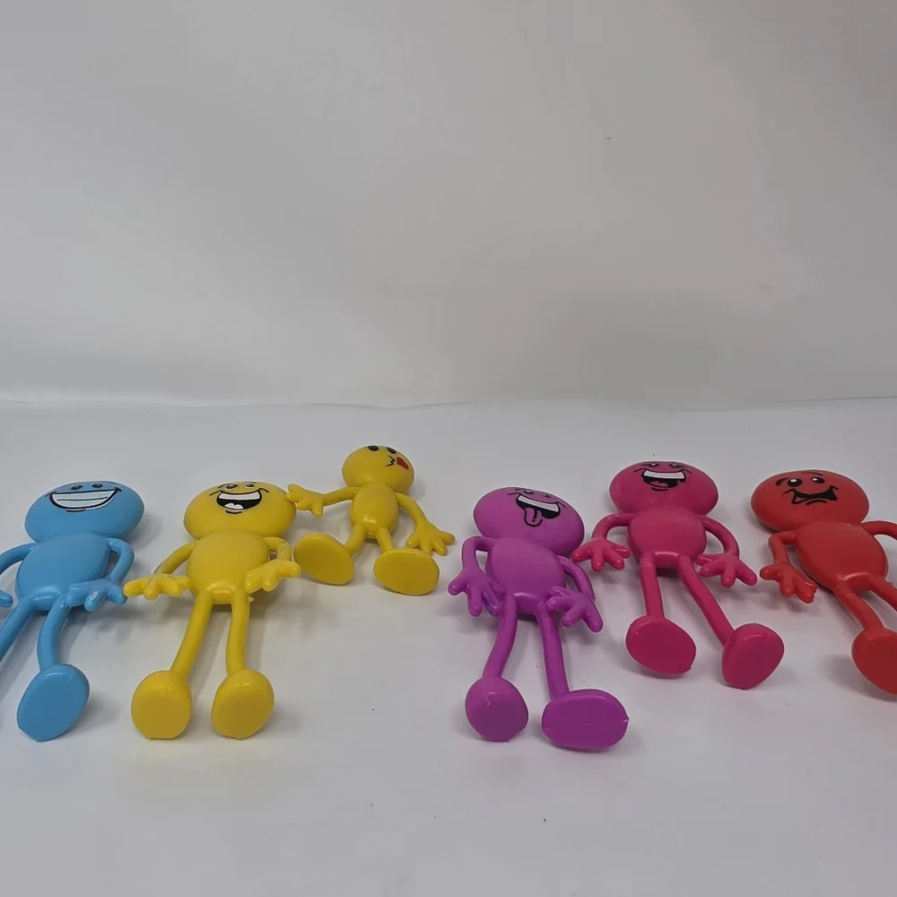 Bendable Men Various Colors Toy Lot